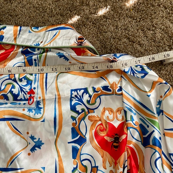 Bella Descanso | NWT Pajama Co-ord Silky Effect Set - Picture 11 of 12